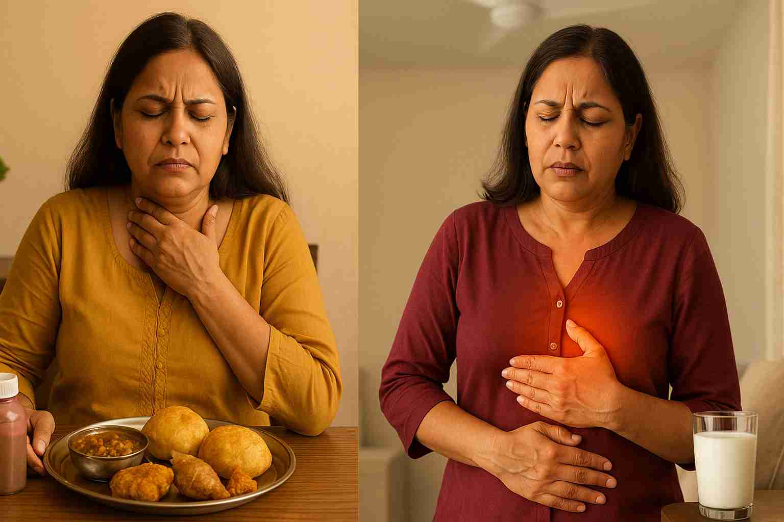 Acid Reflux vs Heartburn